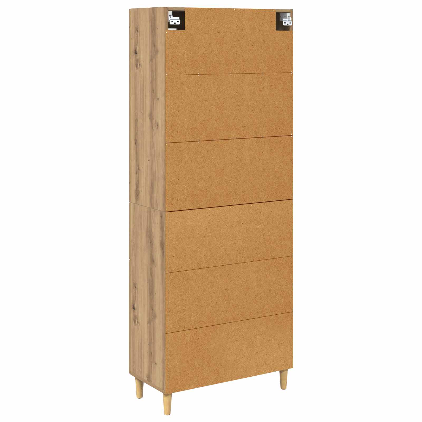 Hoge kast Artisan Eiken 69,5 x 34 x 180 cm Bewerkt hout is nu te koop bij PeponiXL, paradijselijk wonen!