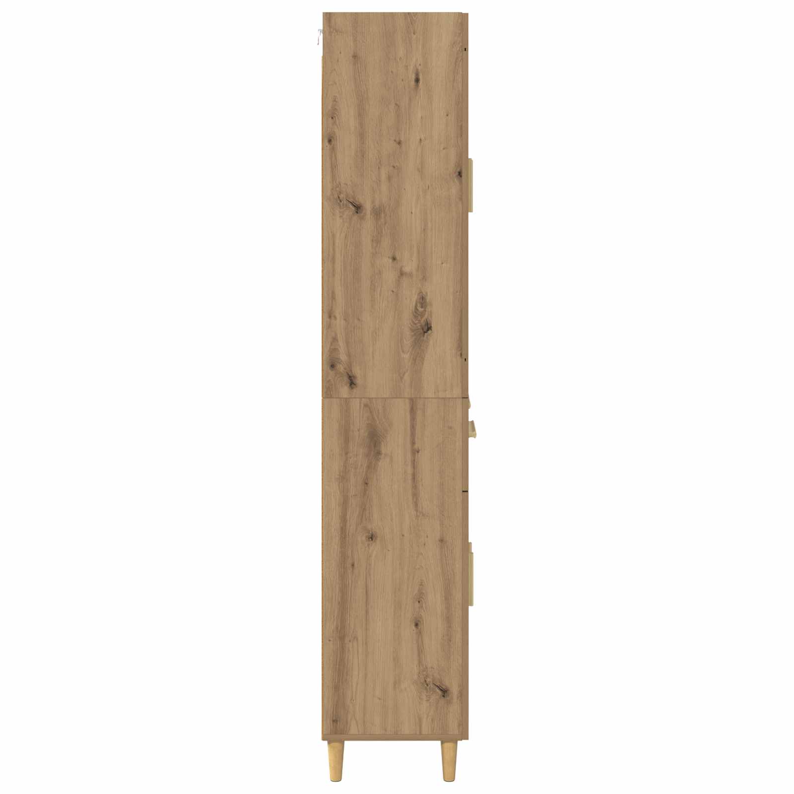 Hoge kast Artisan Eiken 69,5 x 34 x 180 cm Bewerkt hout is nu te koop bij PeponiXL, paradijselijk wonen!
