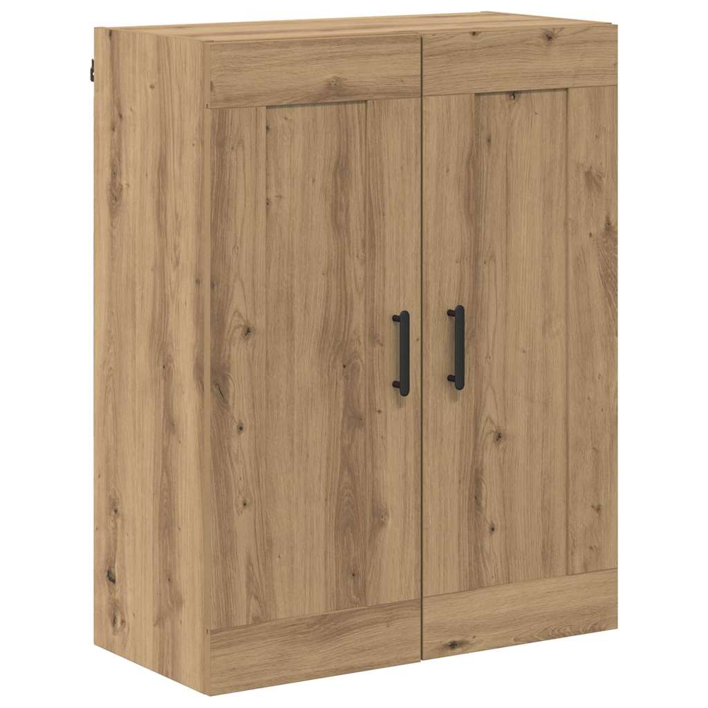 Hoge kast 2 pcs Artisan Eiken 69,5 x 34 x 180 cm Bewerkt hout is nu te koop bij PeponiXL, paradijselijk wonen!
