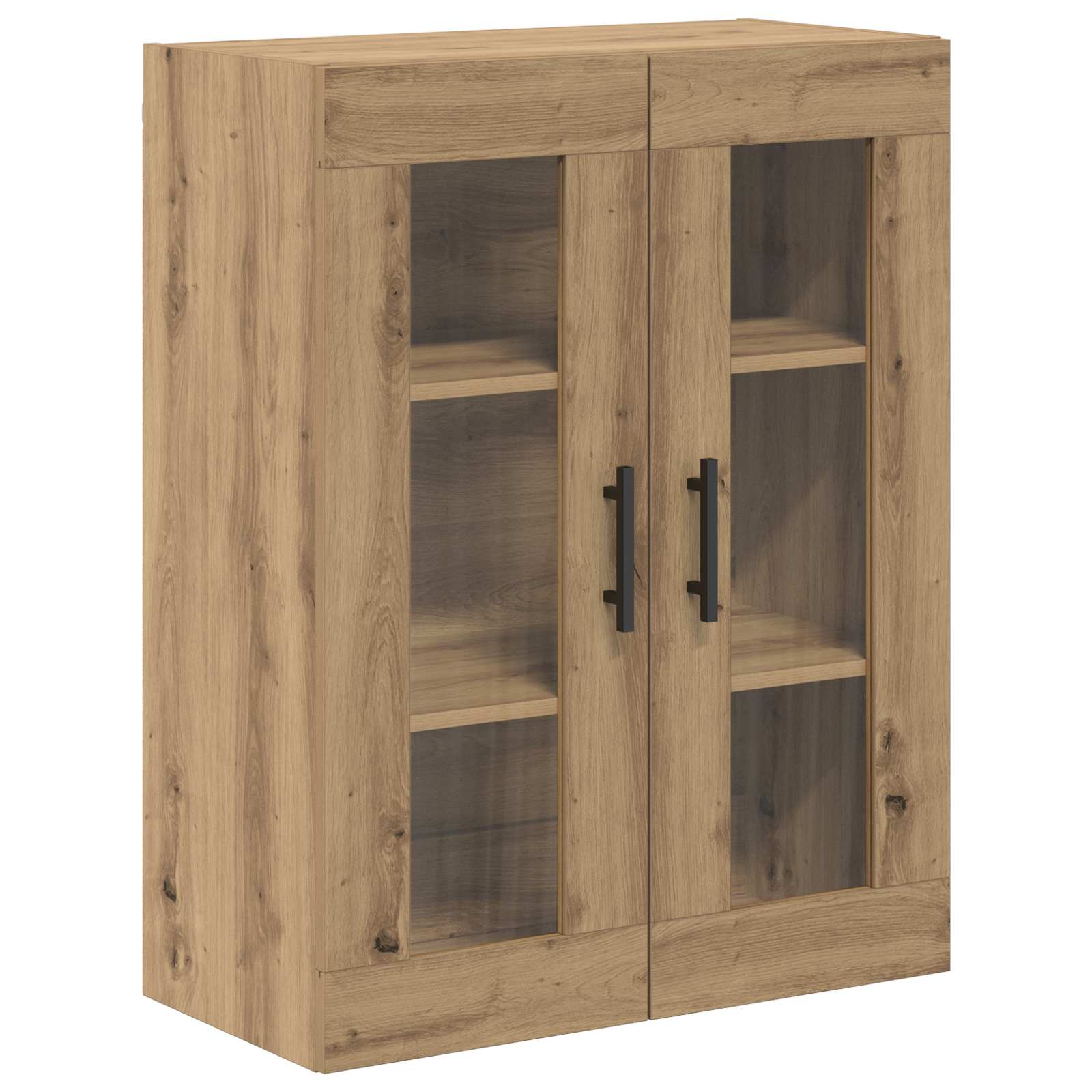 Hoge kast met lade 2 pcs Artisan Eiken Bewerkt hout is nu te koop bij PeponiXL, paradijselijk wonen!
