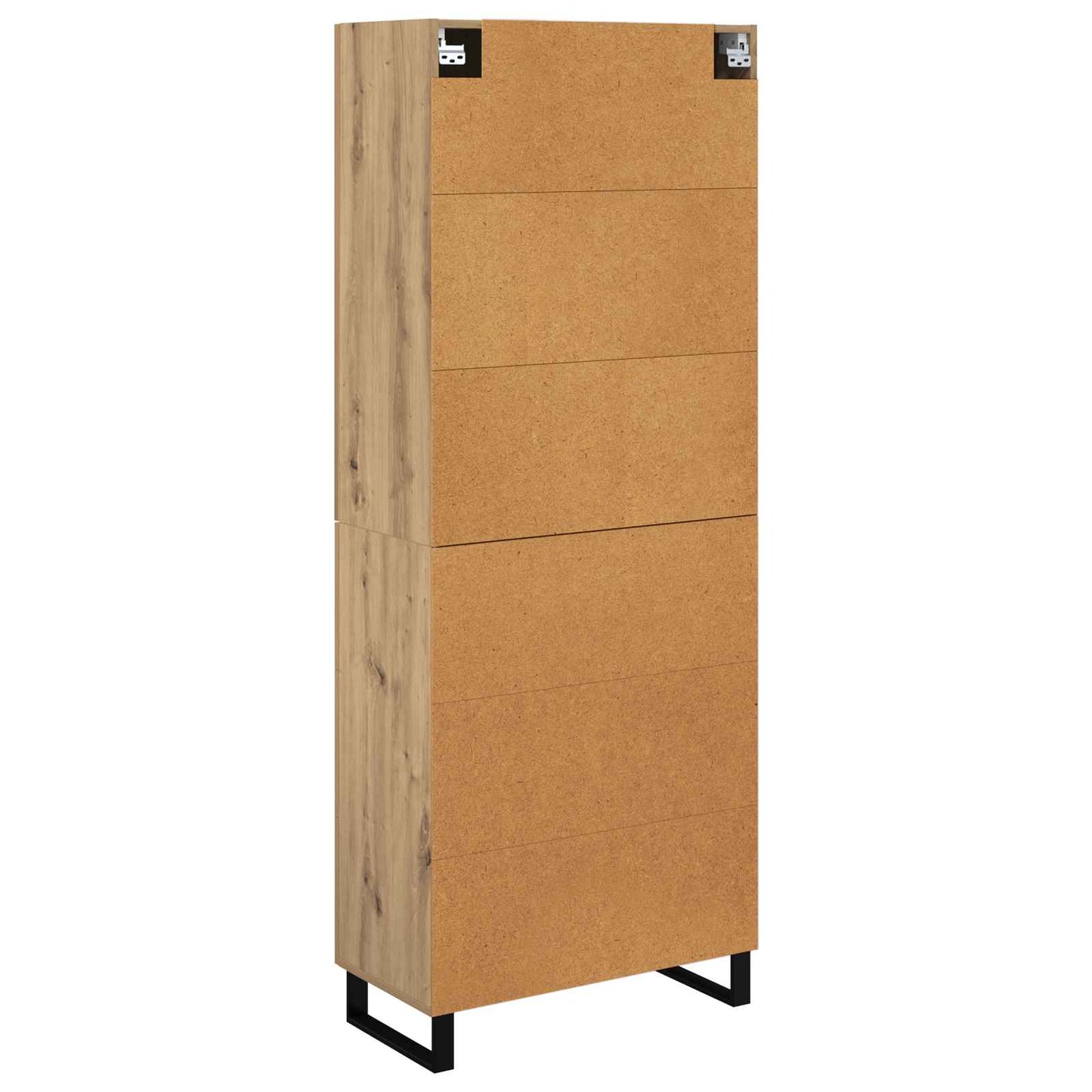 Hoge kast met lade 2 pcs Artisan Eiken Bewerkt hout is nu te koop bij PeponiXL, paradijselijk wonen!
