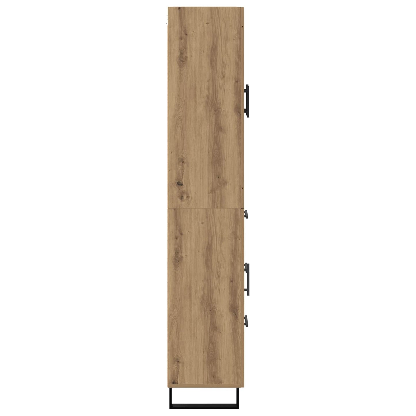 Hoge kast met lade 2 pcs Artisan Eiken Bewerkt hout is nu te koop bij PeponiXL, paradijselijk wonen!