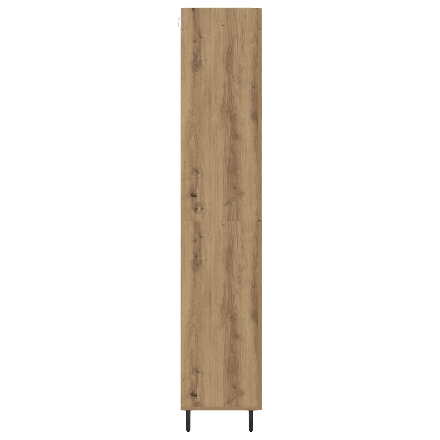 Hoge kast met lade 2 pcs Artisan Eiken Bewerkt hout is nu te koop bij PeponiXL, paradijselijk wonen!