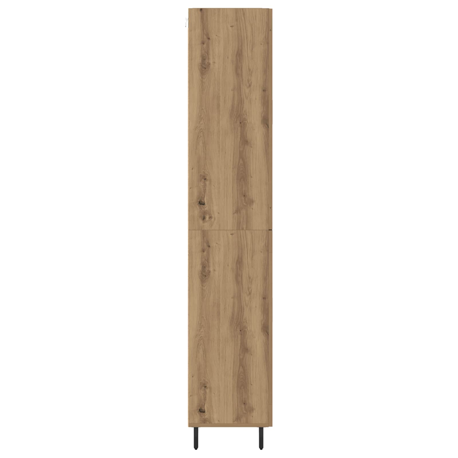 Hoge kast met lade 2 pcs Artisan Eiken Bewerkt hout is nu te koop bij PeponiXL, paradijselijk wonen!