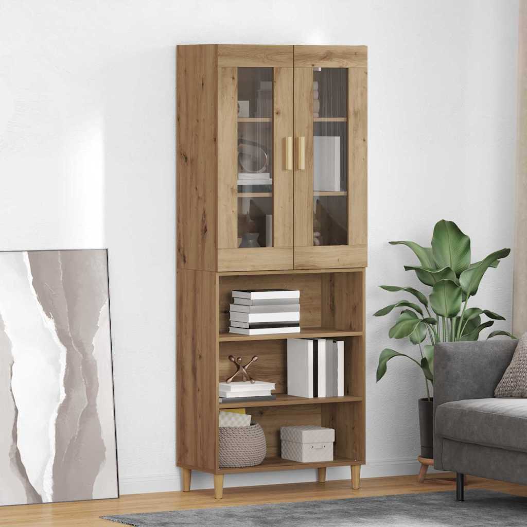 Hoge kast Artisan Eiken 69,5 x 34 x 180 cm is nu te koop bij PeponiXL, paradijselijk wonen!