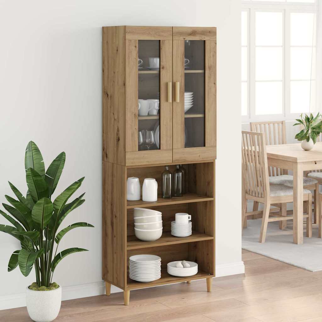 Hoge kast Artisan Eiken 69,5 x 34 x 180 cm is nu te koop bij PeponiXL, paradijselijk wonen!
