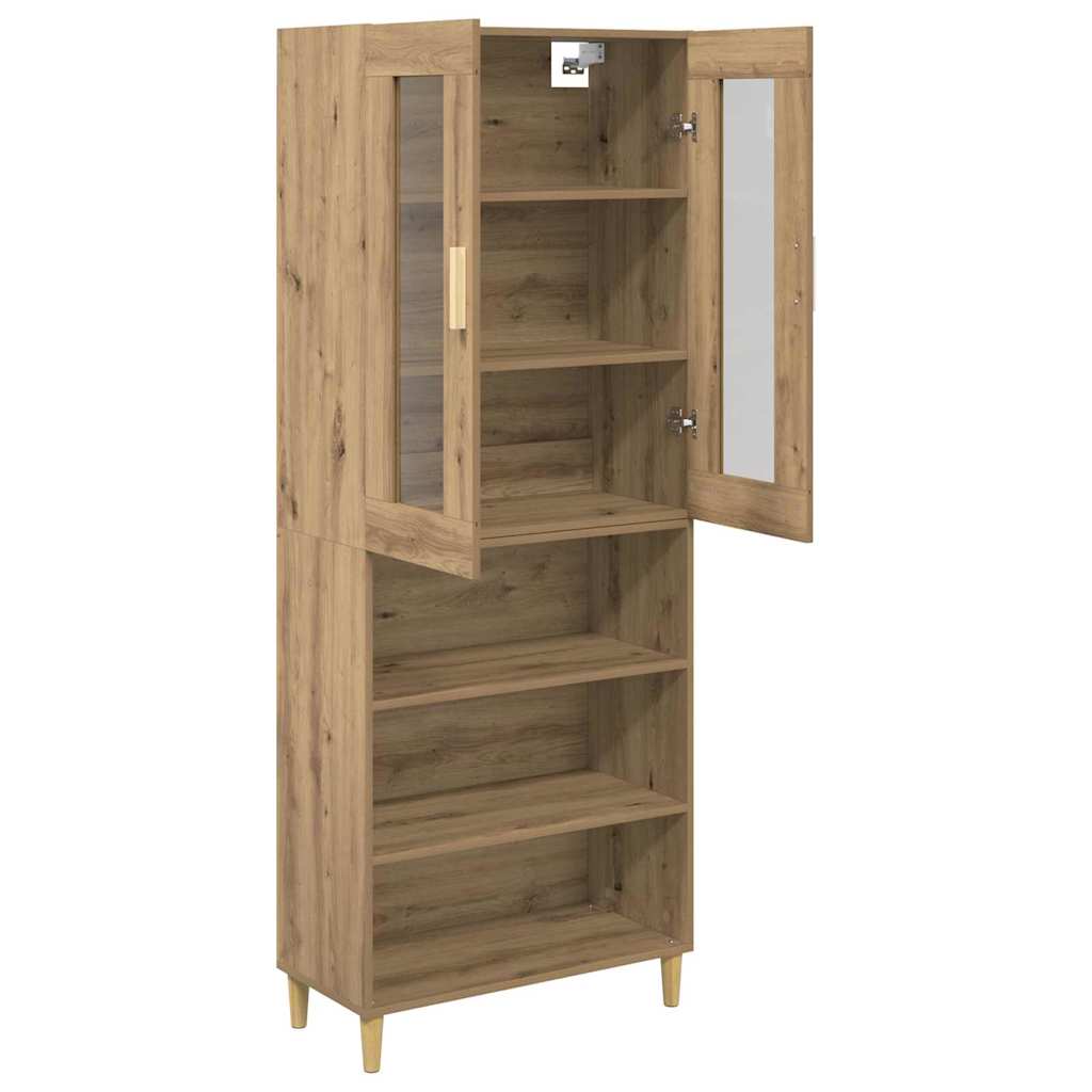 Hoge kast Artisan Eiken 69,5 x 34 x 180 cm is nu te koop bij PeponiXL, paradijselijk wonen!
