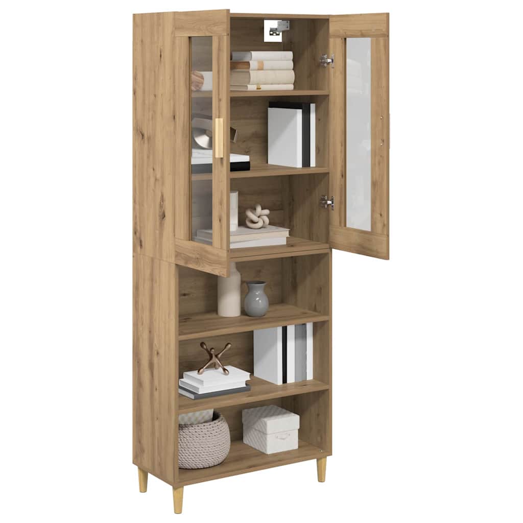 Hoge kast Artisan Eiken 69,5 x 34 x 180 cm is nu te koop bij PeponiXL, paradijselijk wonen!
