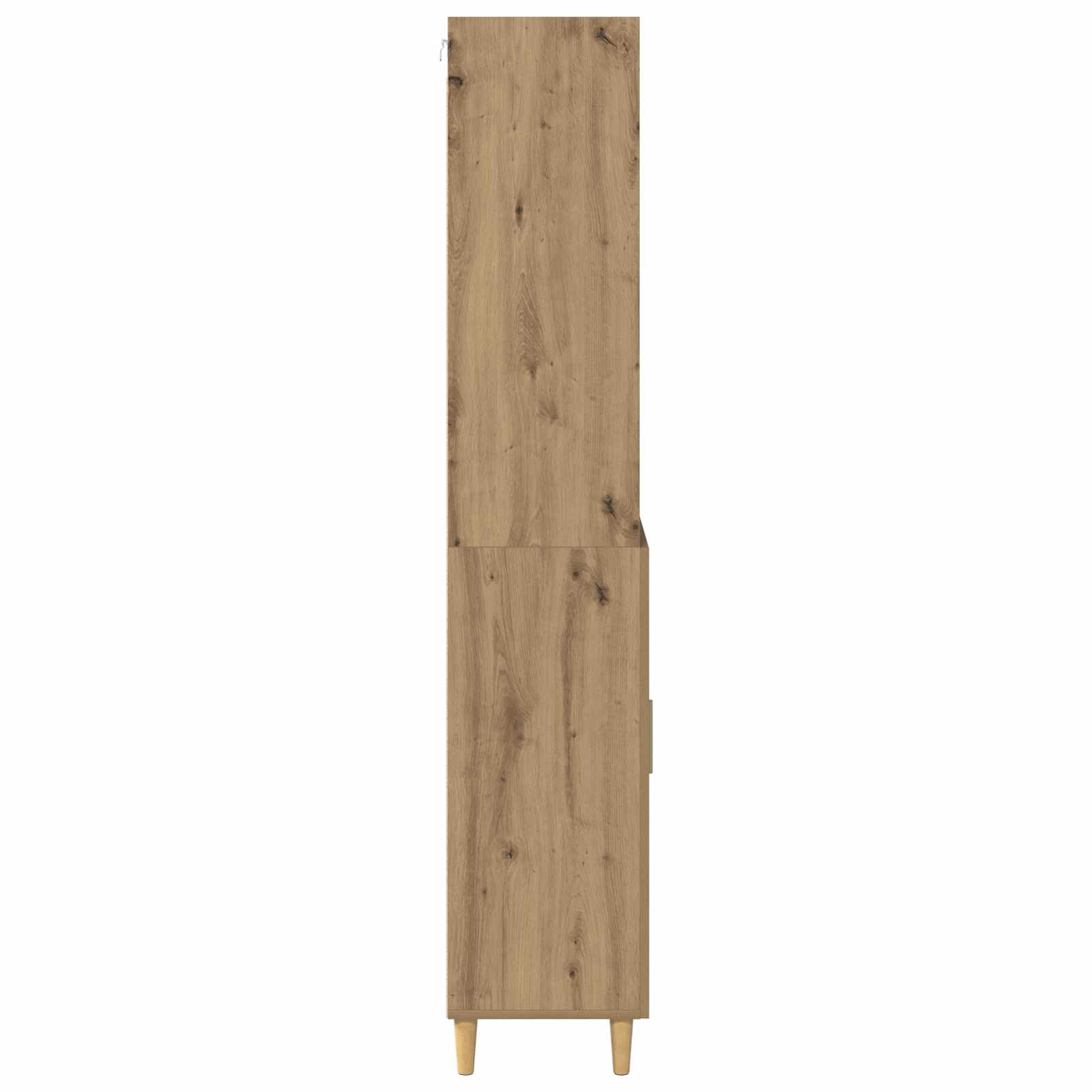 Hoge kast Artisan Eiken 69,5 x 32,5 x 180 cm Bewerkt hout is nu te koop bij PeponiXL, paradijselijk wonen!
