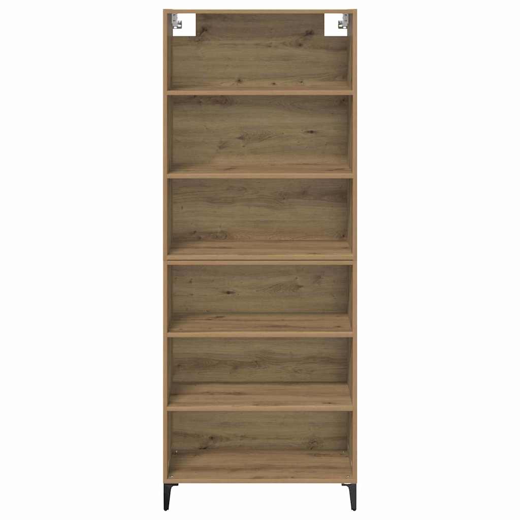 Hoge kast Artisan Eiken 69,5 x 34 x 180 cm Bewerkt hout is nu te koop bij PeponiXL, paradijselijk wonen!