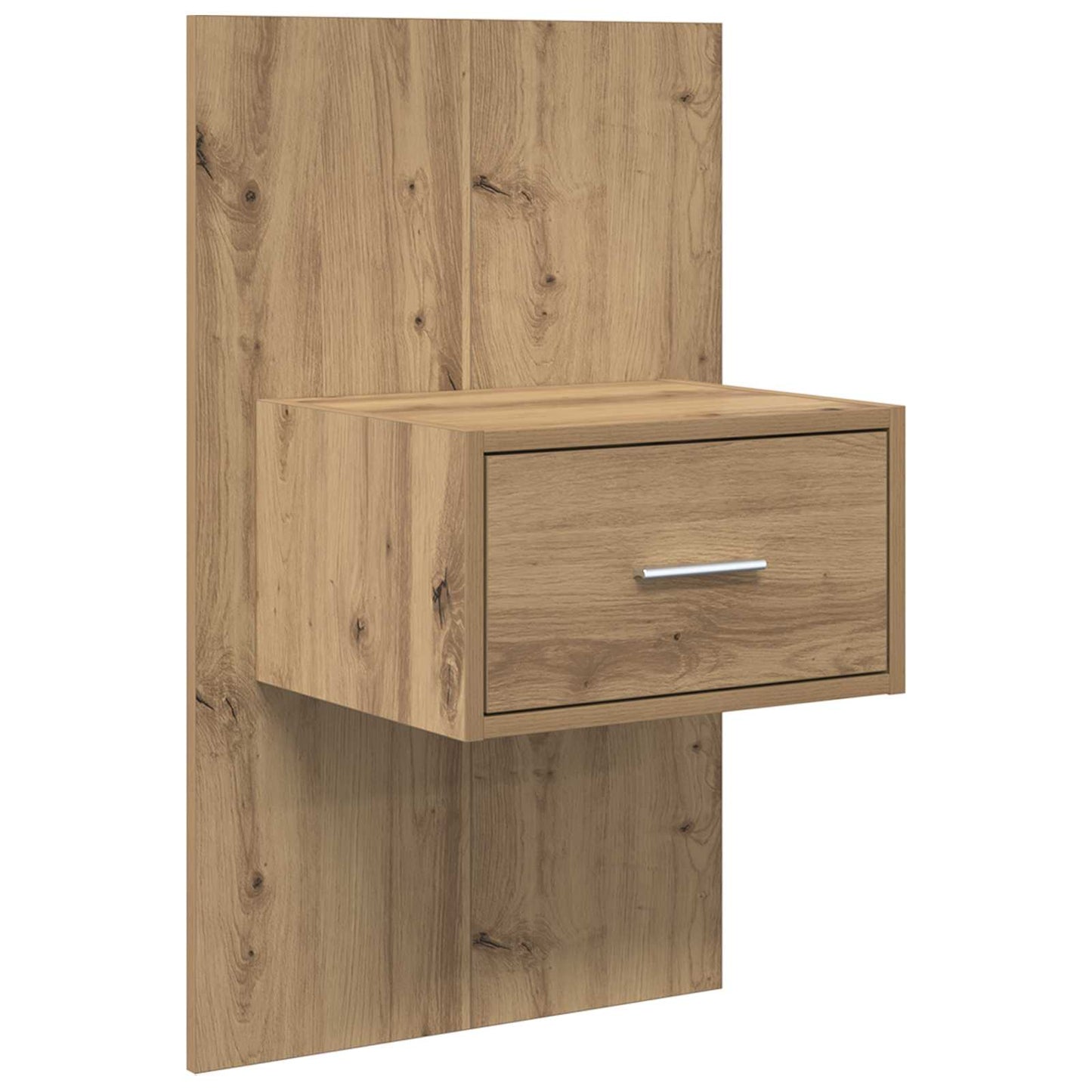 Hoofdbord Met Kast met lade 3 pcs Artisan Eiken Bewerkt hout is nu te koop bij PeponiXL, paradijselijk wonen!