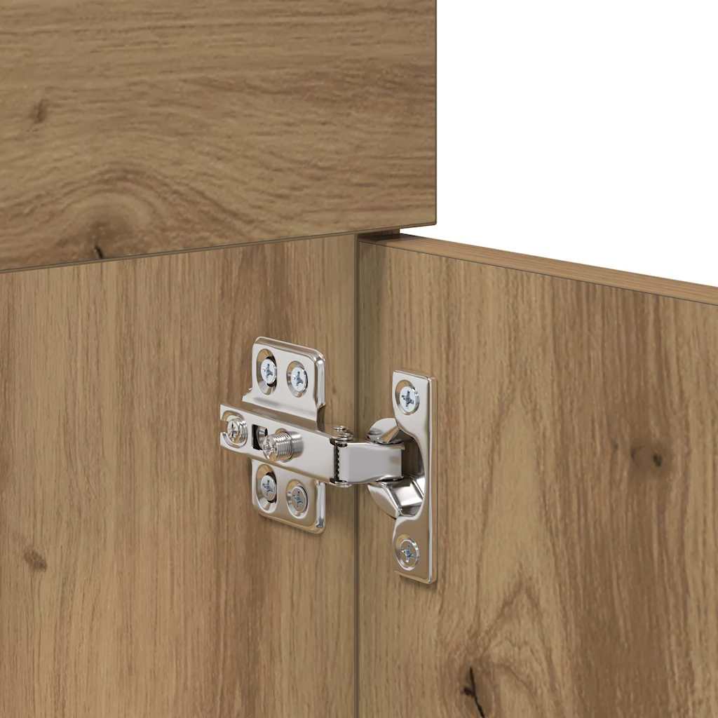 Badkamerkast Artisan Eiken 100 x 38,5 x 46 cm Bewerkt hout is nu te koop bij PeponiXL, paradijselijk wonen!
