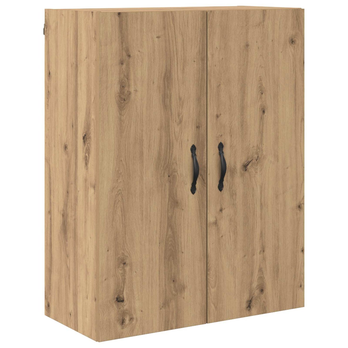 Hoge kast met lade 2 pcs Artisan Eiken Geëngineerd hout en glas is nu te koop bij PeponiXL, paradijselijk wonen!