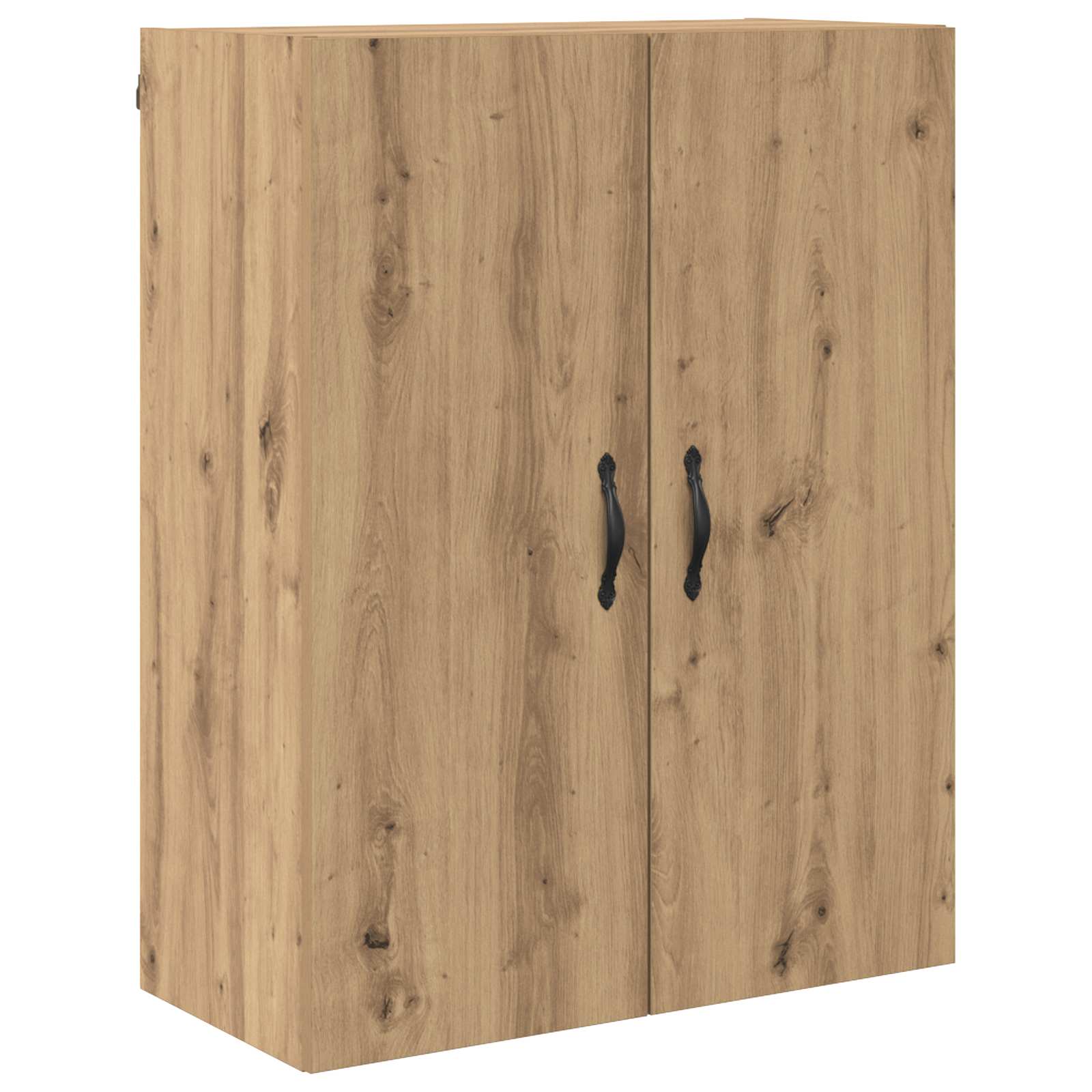 Hoge kast met lade 2 pcs Artisan Eiken Geëngineerd hout en glas is nu te koop bij PeponiXL, paradijselijk wonen!