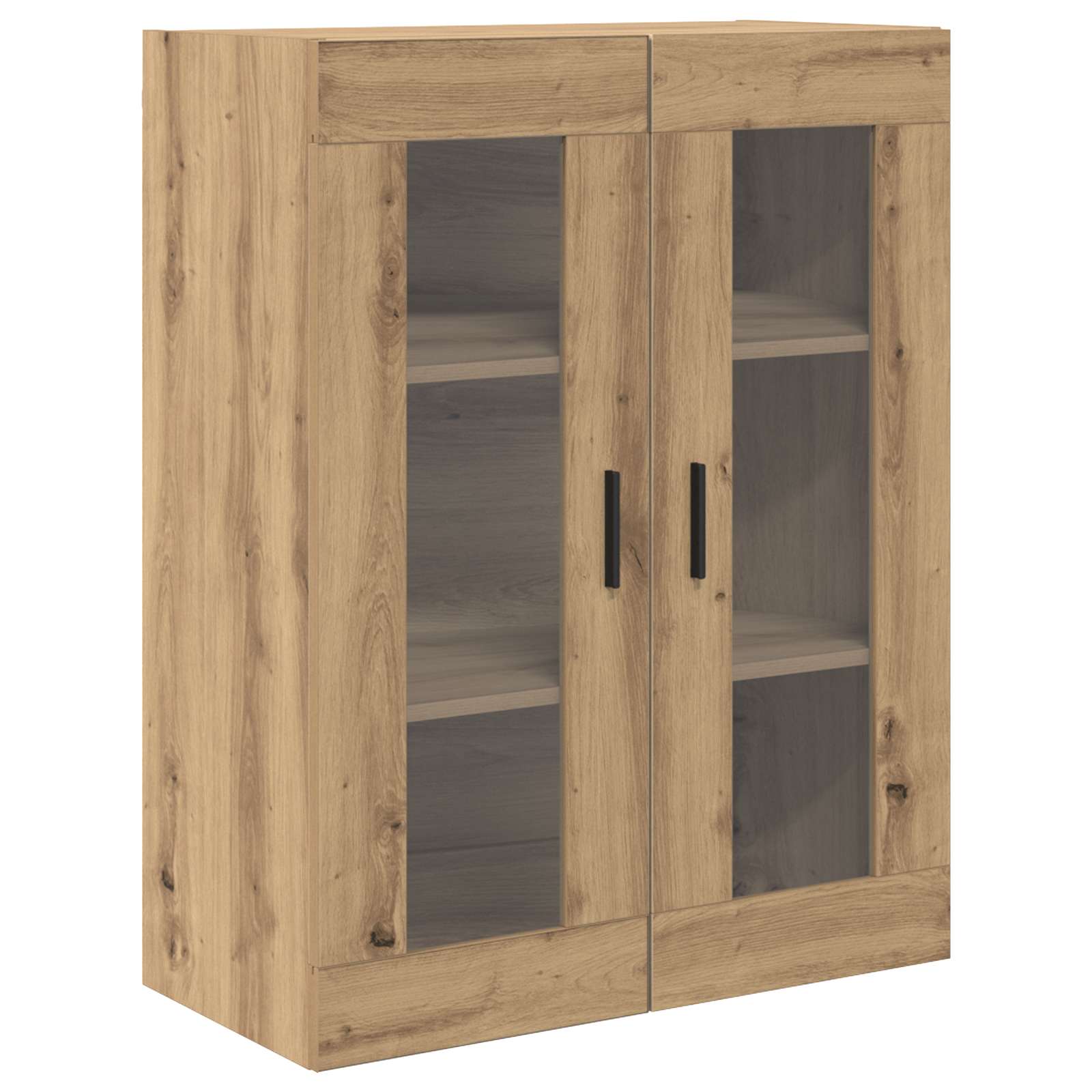 Hoge kast met lade 2 pcs Artisan Eiken Bewerkt hout is nu te koop bij PeponiXL, paradijselijk wonen!