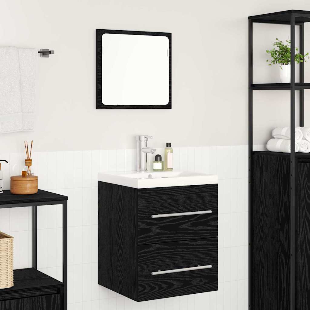Badkamertenk te kast met lade Zwart Eiken 41 x 38,5 x 48 cm is nu te koop bij PeponiXL, paradijselijk wonen!