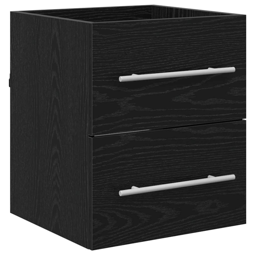 Badkamertenk te kast met lade Zwart Eiken 41 x 38,5 x 48 cm is nu te koop bij PeponiXL, paradijselijk wonen!