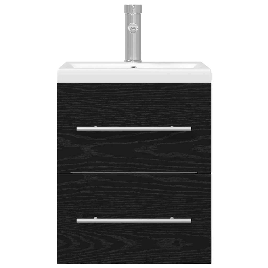 Badkamertenk te kast met lade Zwart Eiken 41 x 38,5 x 48 cm is nu te koop bij PeponiXL, paradijselijk wonen!
