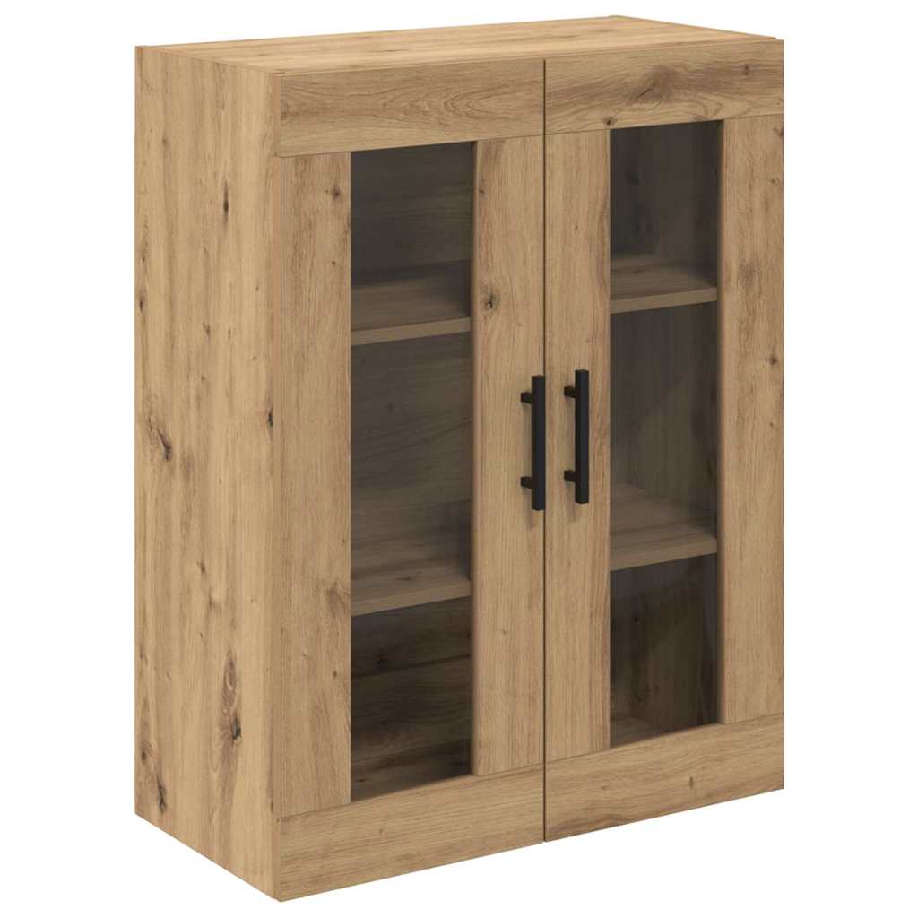 Hoge kast met lade 2 pcs Artisan Eiken Bewerkt hout is nu te koop bij PeponiXL, paradijselijk wonen!