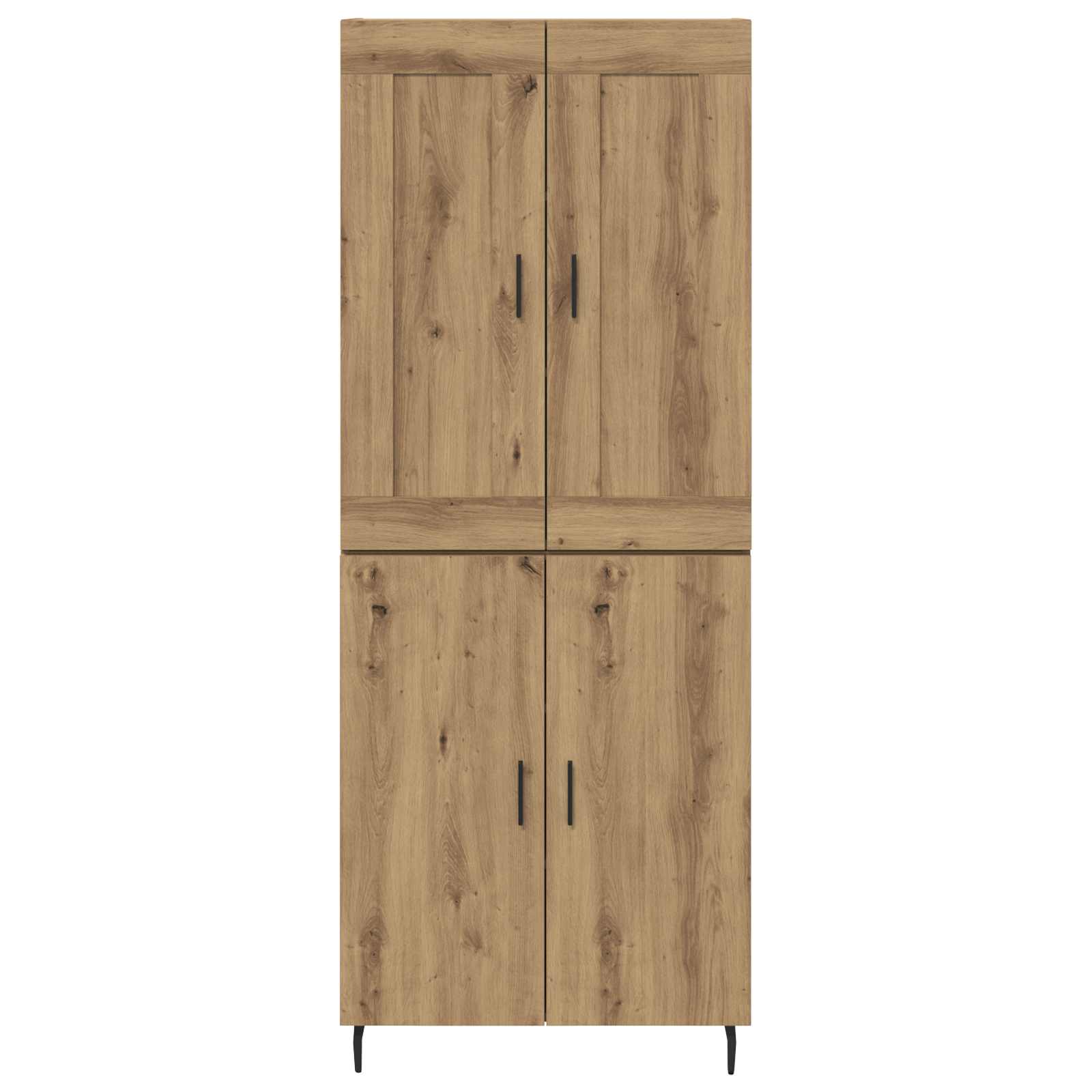 Hoge kast 2 pcs Artisan Eiken Bewerkt hout is nu te koop bij PeponiXL, paradijselijk wonen!