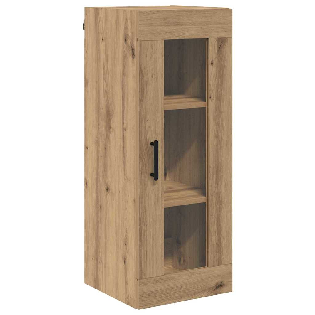 Highboard Artisan Eiken 34,5 x 34 x 180 cm Bewerkt hout is nu te koop bij PeponiXL, paradijselijk wonen!