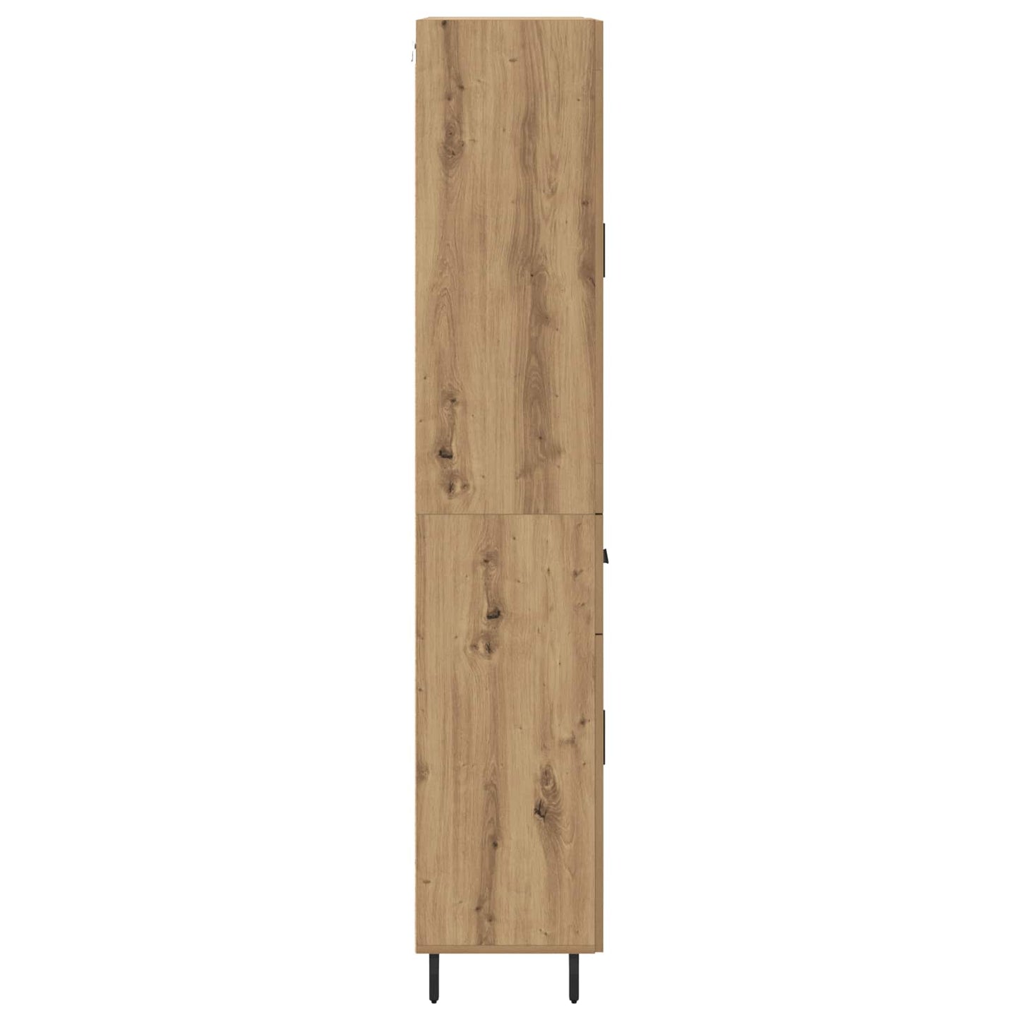 Hoge kast met lade 2 pcs Artisan Eiken Bewerkt hout is nu te koop bij PeponiXL, paradijselijk wonen!
