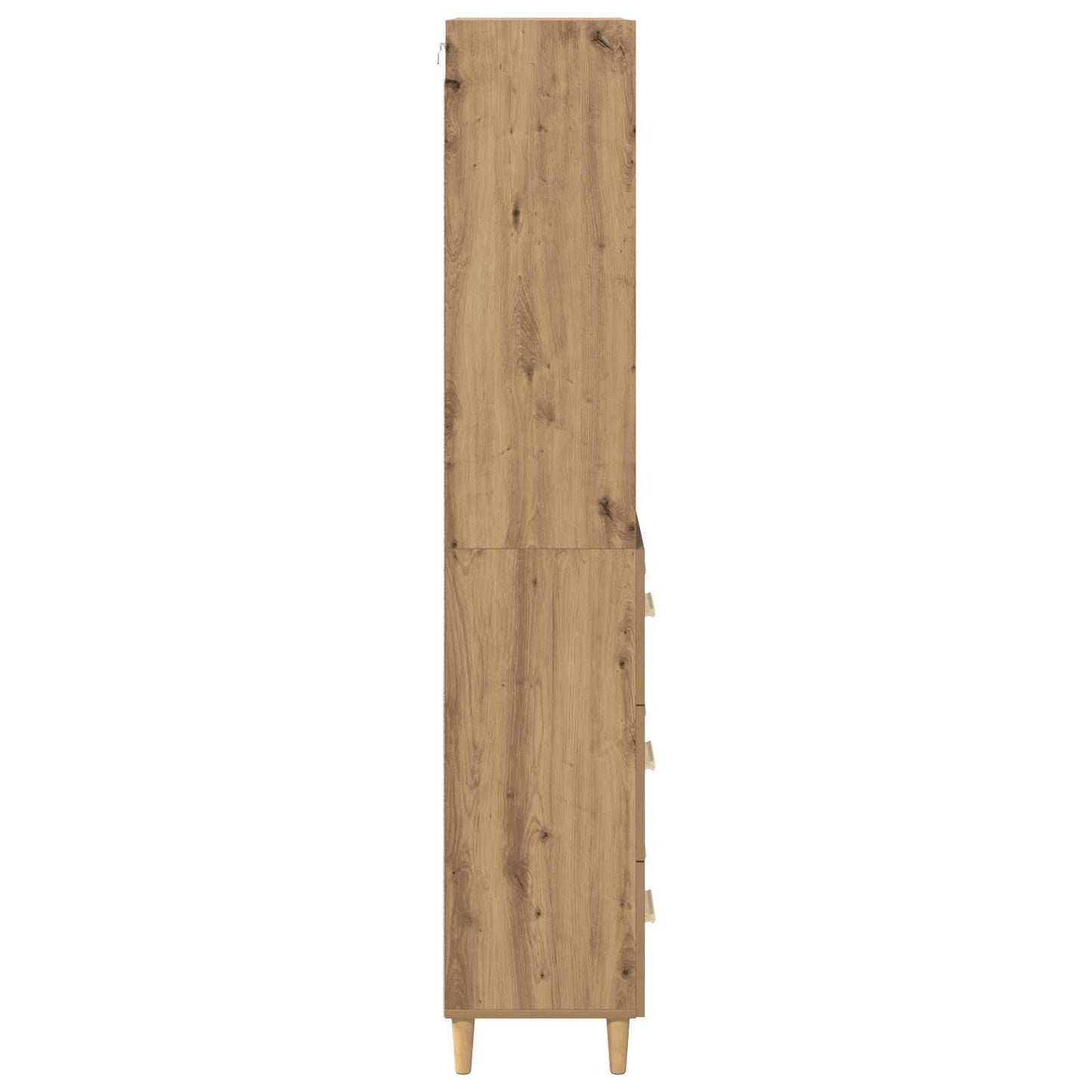 Hoge kast Artisan Eiken 69,5 x 32,5 x 180 cm Bewerkt hout is nu te koop bij PeponiXL, paradijselijk wonen!