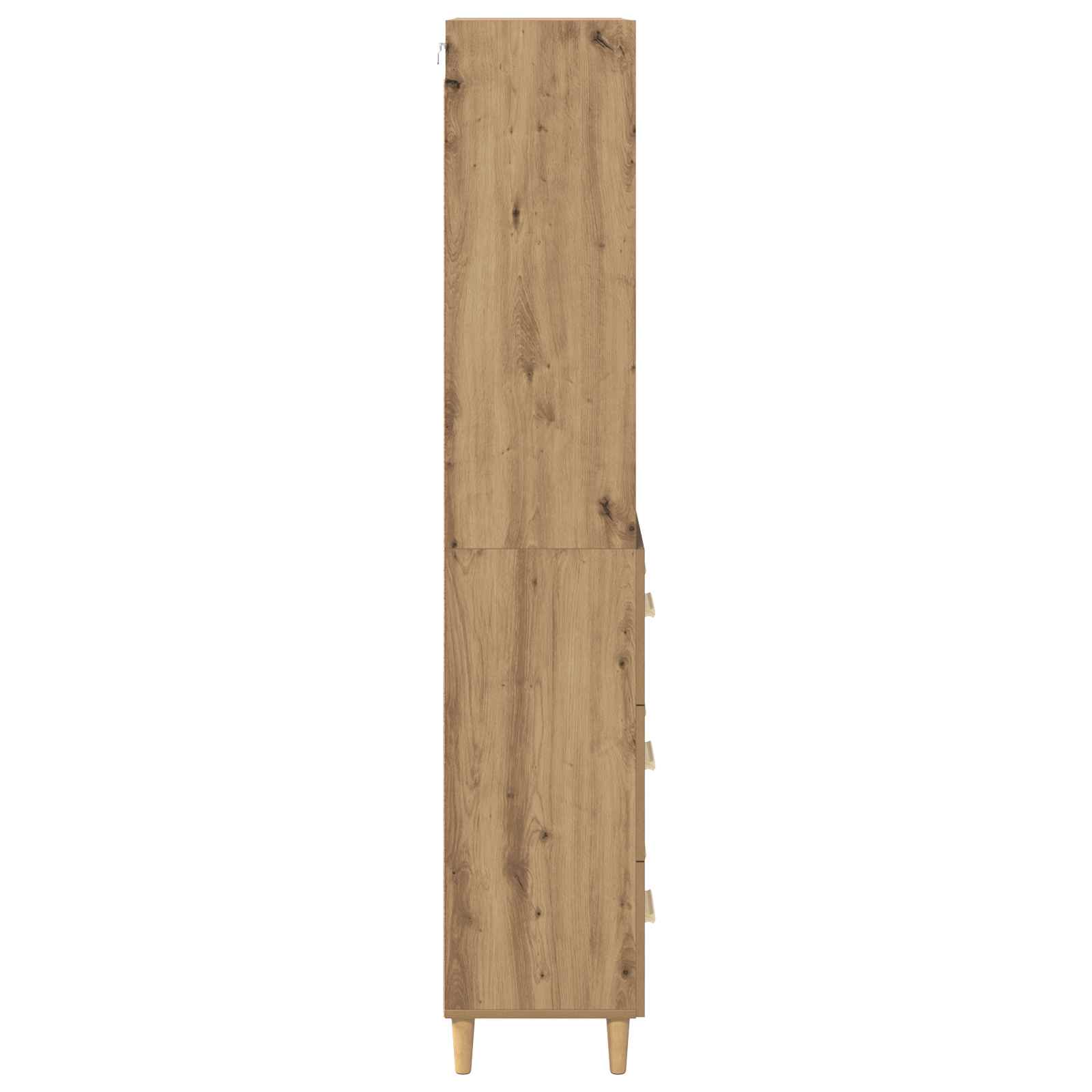 Hoge kast Artisan Eiken 69,5 x 32,5 x 180 cm Bewerkt hout is nu te koop bij PeponiXL, paradijselijk wonen!