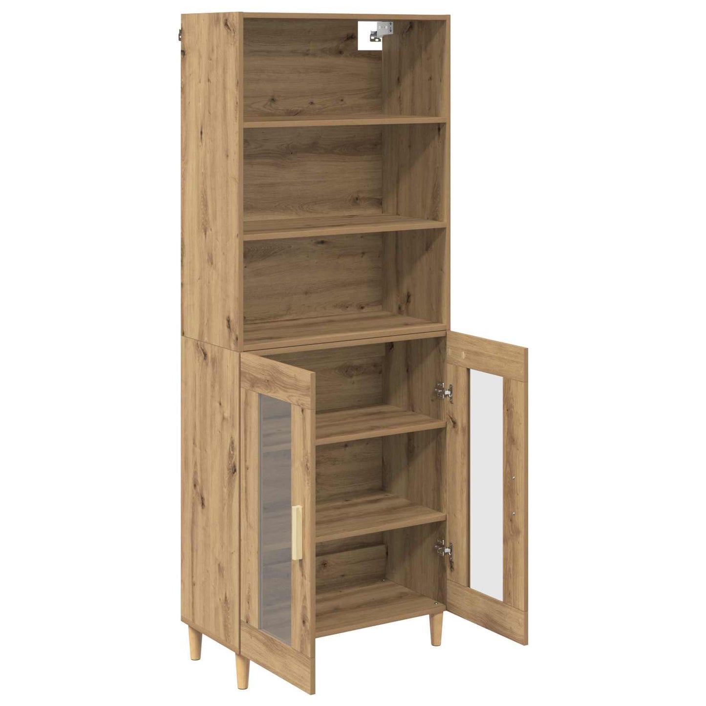 Hoge kast Artisan Eiken 69,5 x 32,5 x 180 cm Bewerkt hout is nu te koop bij PeponiXL, paradijselijk wonen!