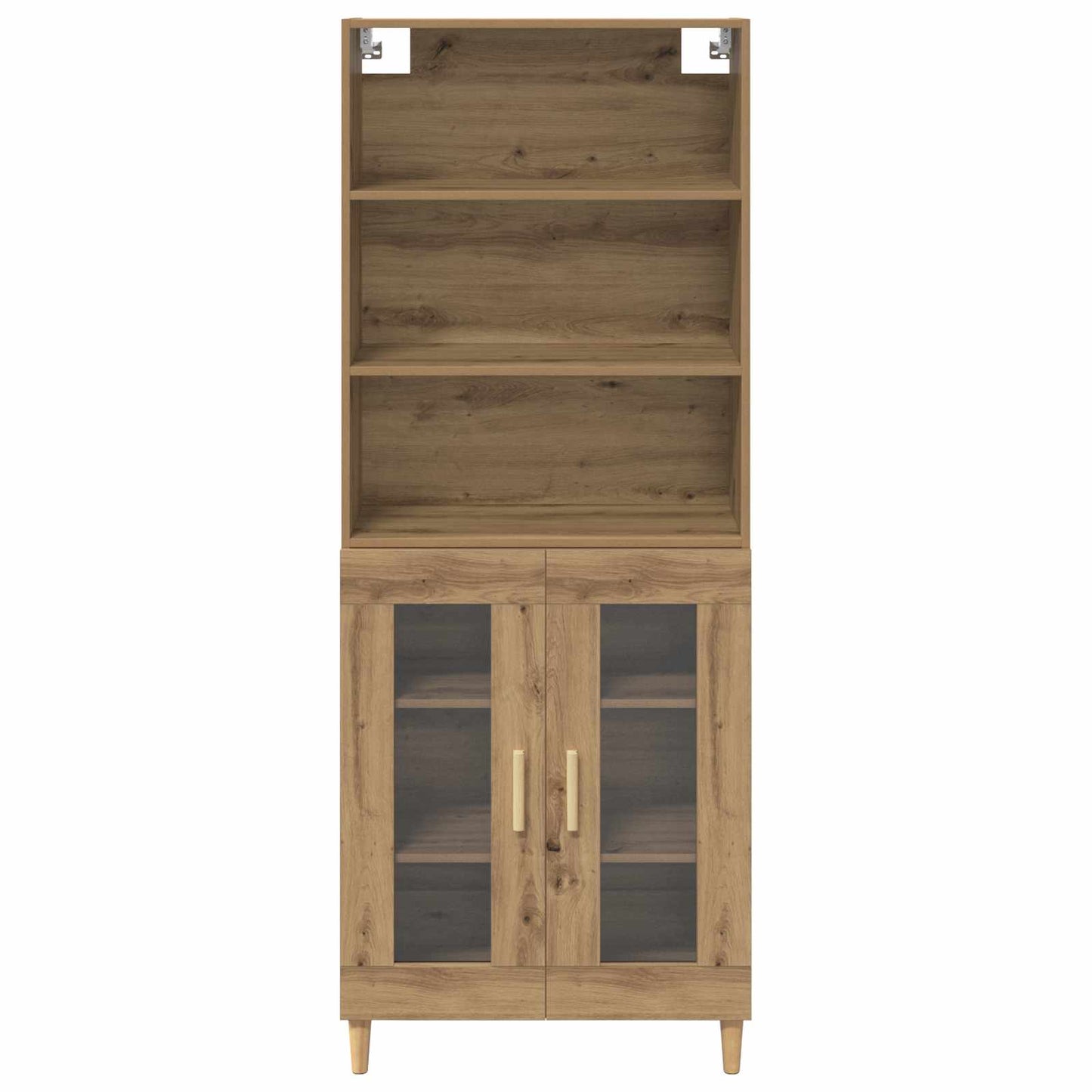 Hoge kast Artisan Eiken 69,5 x 32,5 x 180 cm Bewerkt hout is nu te koop bij PeponiXL, paradijselijk wonen!