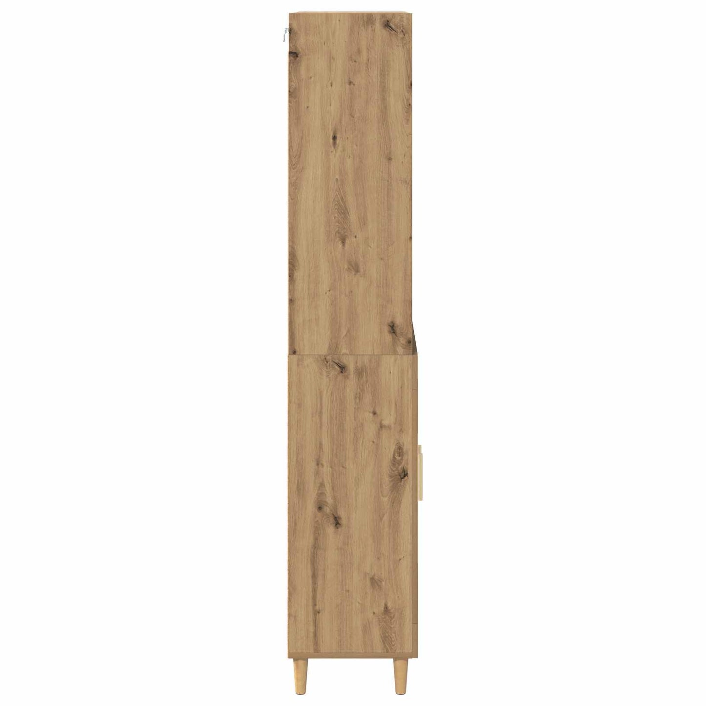 Hoge kast Artisan Eiken 69,5 x 32,5 x 180 cm Bewerkt hout is nu te koop bij PeponiXL, paradijselijk wonen!