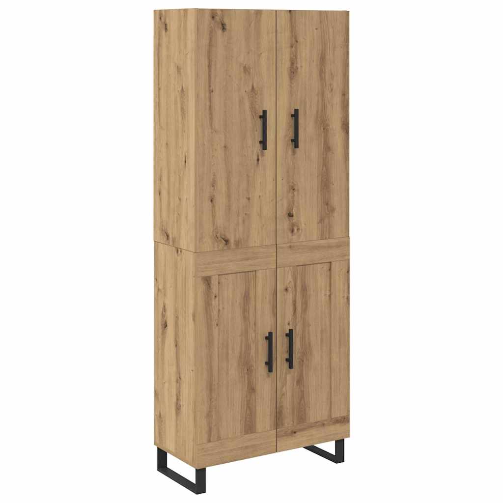 Hoge kast 2 pcs Artisan Eiken 69,5 x 34 x 180 cm is nu te koop bij PeponiXL, paradijselijk wonen!