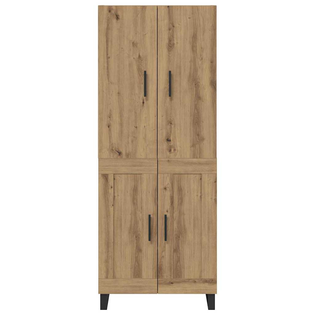 Hoge kast 2 pcs Artisan Eiken 69,5 x 34 x 180 cm is nu te koop bij PeponiXL, paradijselijk wonen!