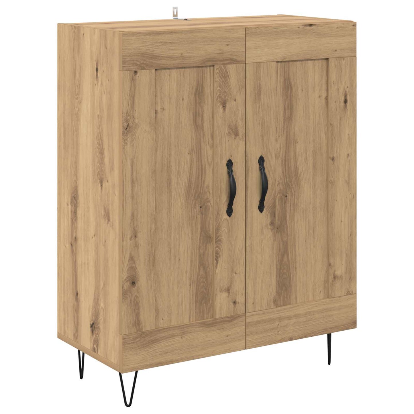 Hoge kast 2 pcs Artisan Eiken Bewerkt hout is nu te koop bij PeponiXL, paradijselijk wonen!