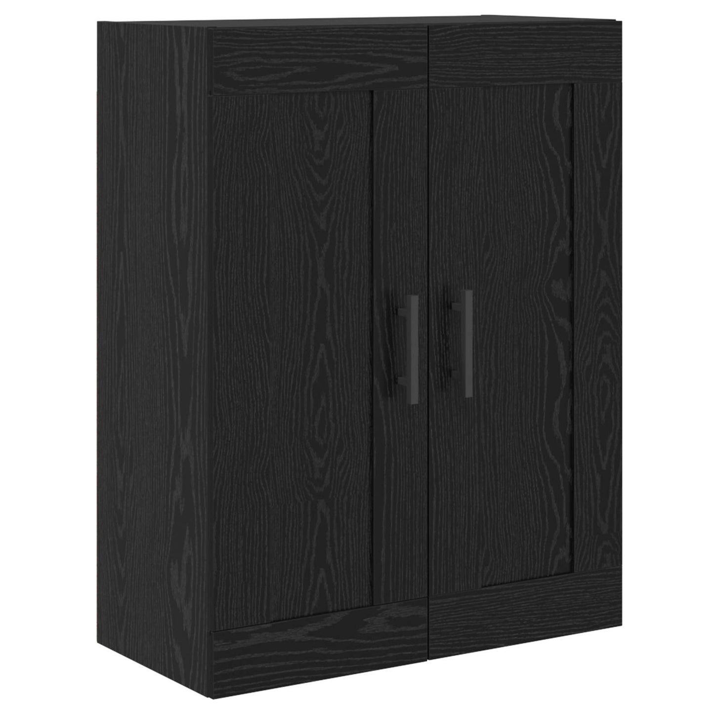 Hoge kast Zwart Eiken 69,5 x 34 x 180 cm Bewerkt hout is nu te koop bij PeponiXL, paradijselijk wonen!