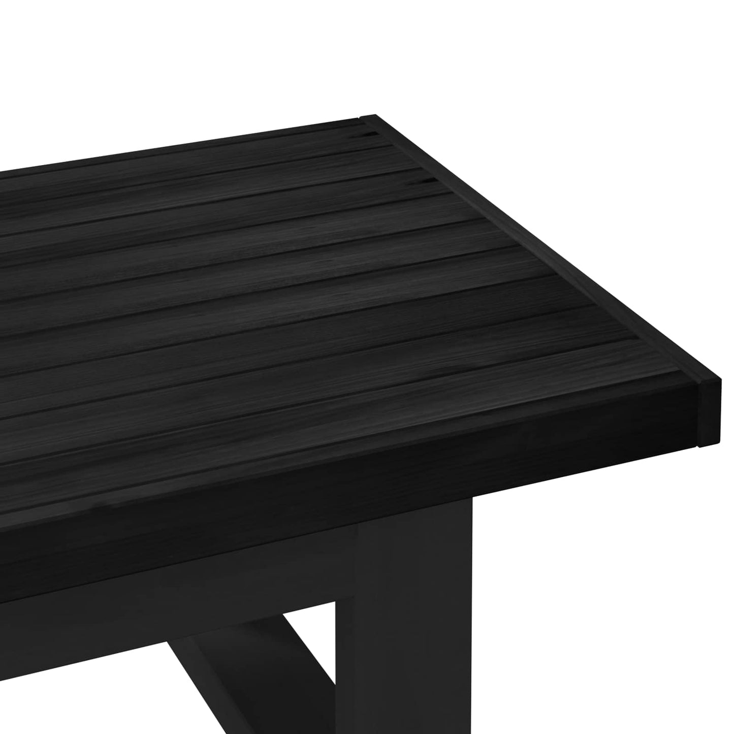 Salontafel NOAIN Zwart 119 x 60 x 40 cm Massief grenenhout is nu te koop bij PeponiXL, paradijselijk wonen!