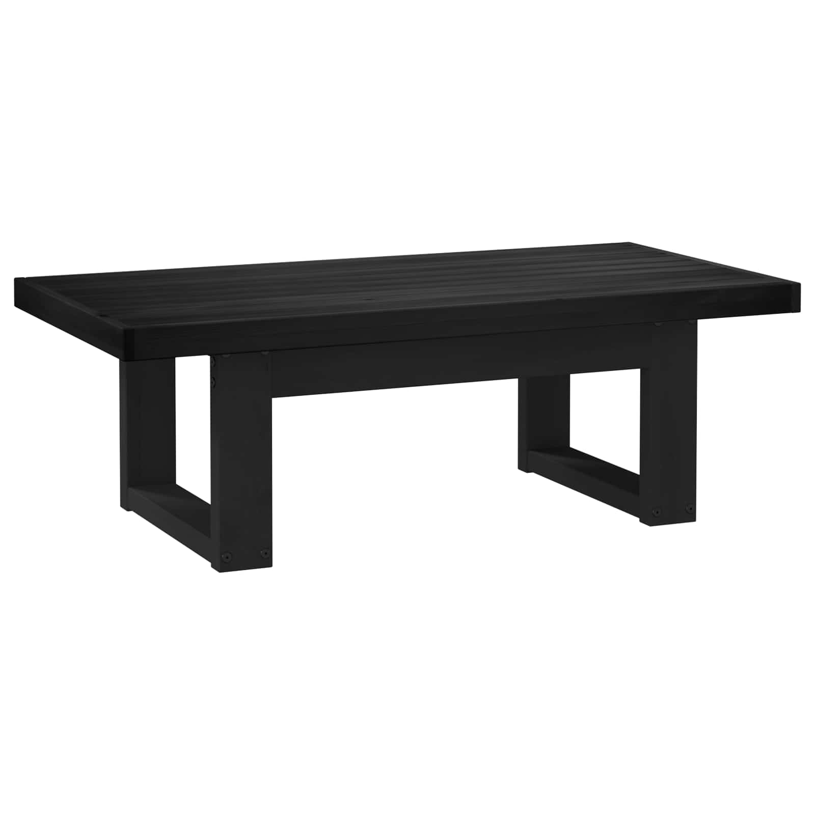 Salontafel NOAIN Zwart 119 x 60 x 40 cm Massief grenenhout is nu te koop bij PeponiXL, paradijselijk wonen!