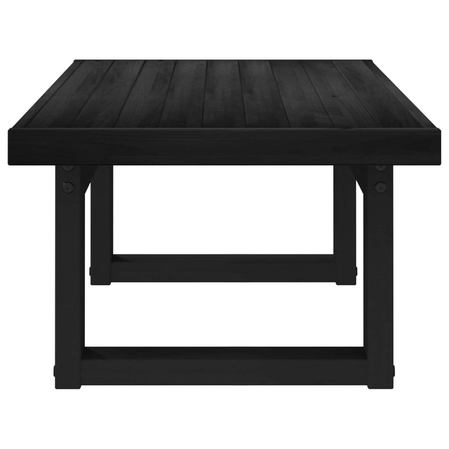 Salontafel NOAIN Zwart 119 x 60 x 40 cm Massief grenenhout is nu te koop bij PeponiXL, paradijselijk wonen!