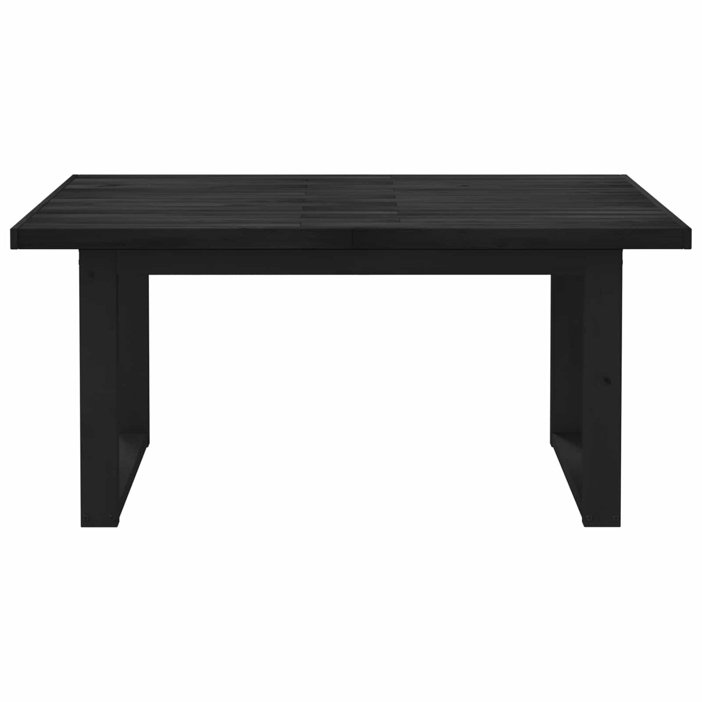Eettafel NOAIN 160 cm Massief grenenhout Zwart Rechthoekig is nu te koop bij PeponiXL, paradijselijk wonen!