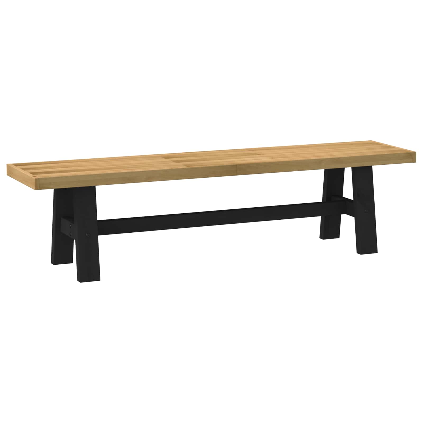 Eetbank NOAIN 160 x 41 x 45 cm Massief grenenhout Naturel is nu te koop bij PeponiXL, paradijselijk wonen!