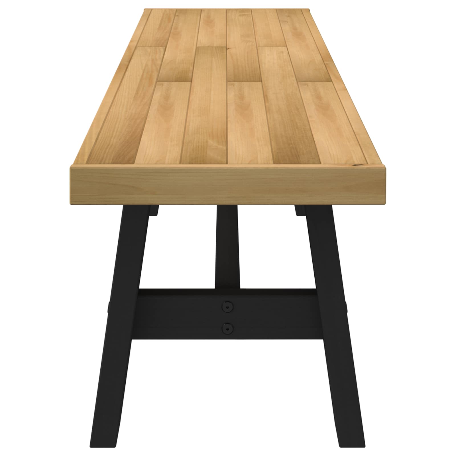 Eetbank NOAIN 160 x 41 x 45 cm Massief grenenhout Naturel is nu te koop bij PeponiXL, paradijselijk wonen!