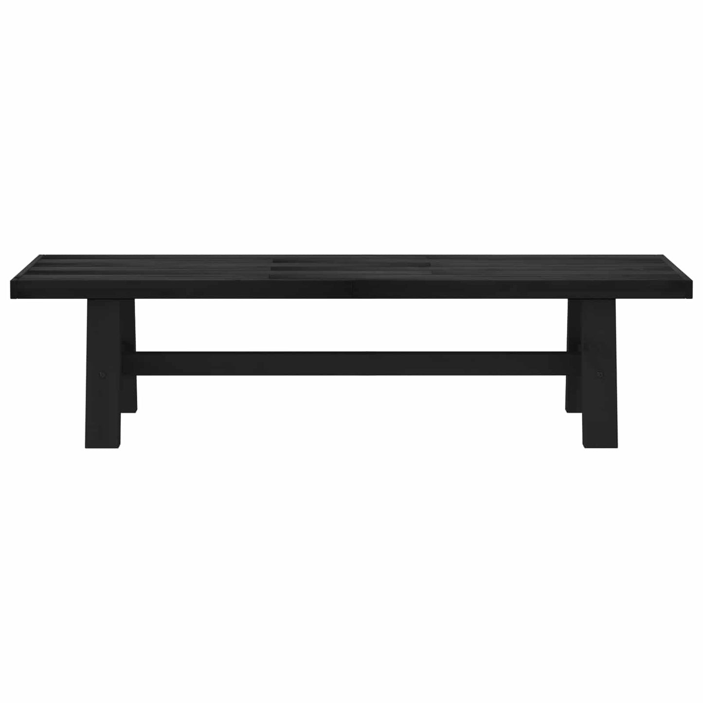 Eetbank NOAIN 160 x 41 x 45 cm Massief grenenhout Zwart is nu te koop bij PeponiXL, paradijselijk wonen!