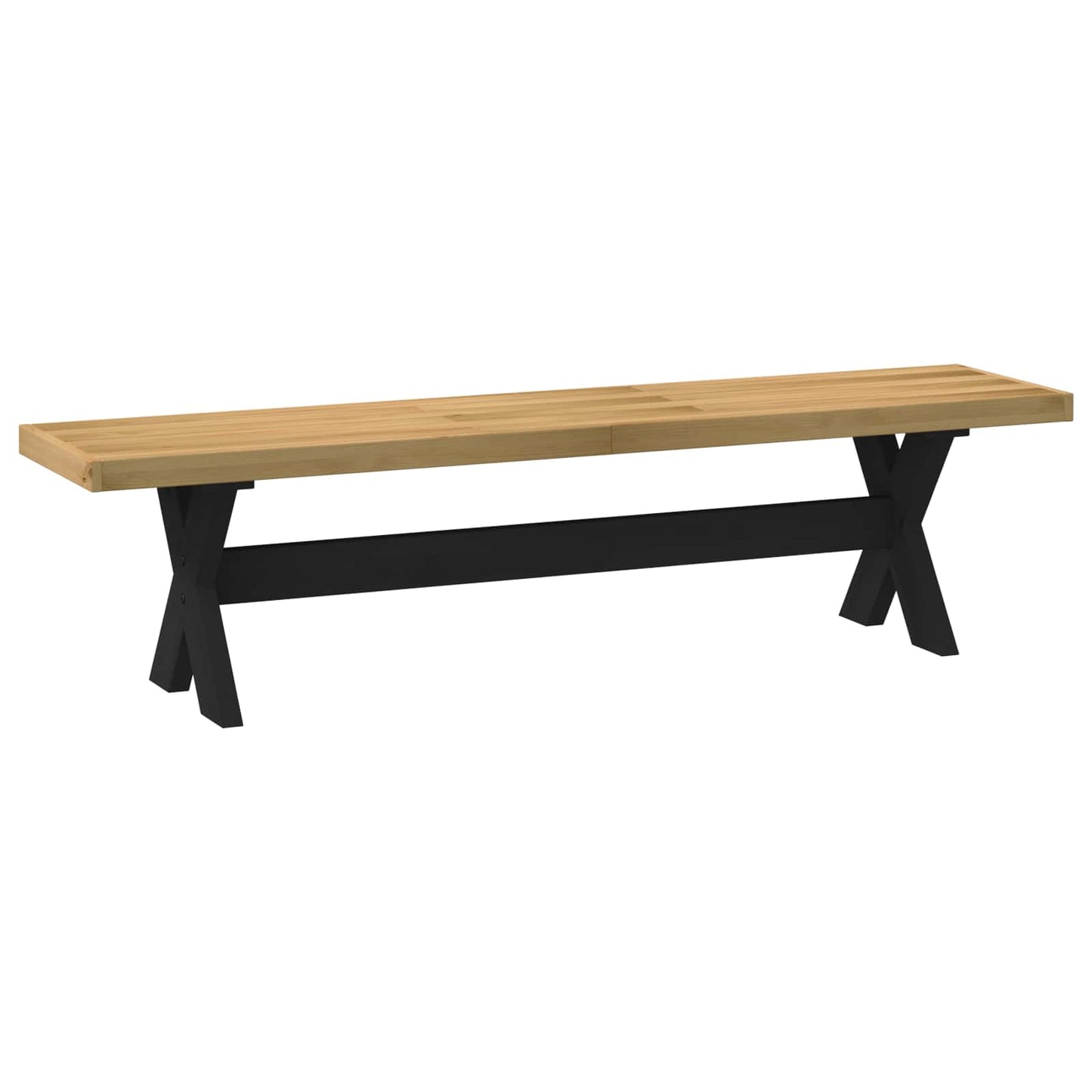 Eetbank NOAIN 160 x 41 x 45 cm Massief grenenhout Naturel is nu te koop bij PeponiXL, paradijselijk wonen!