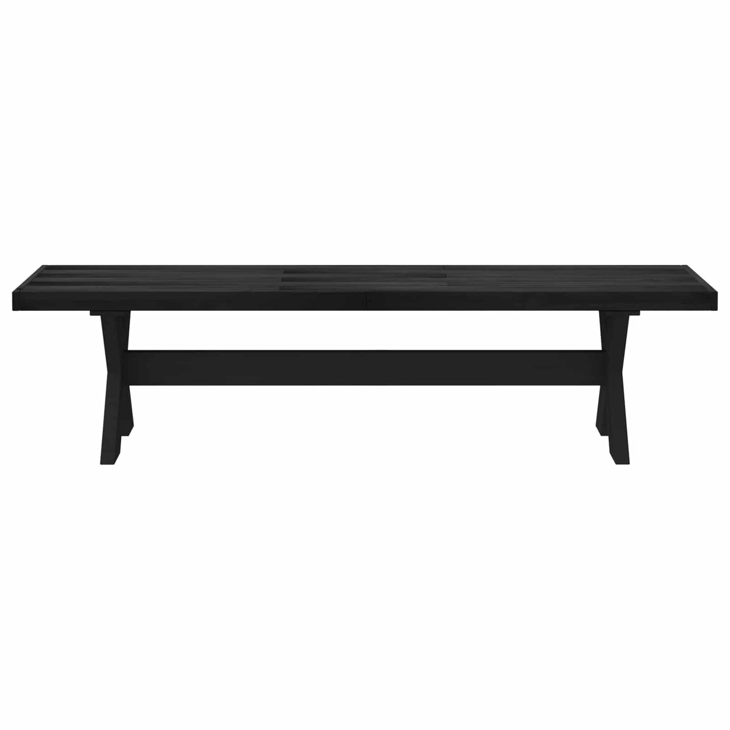 Eetbank NOAIN 160 x 41 x 45 cm Massief grenenhout Zwart is nu te koop bij PeponiXL, paradijselijk wonen!