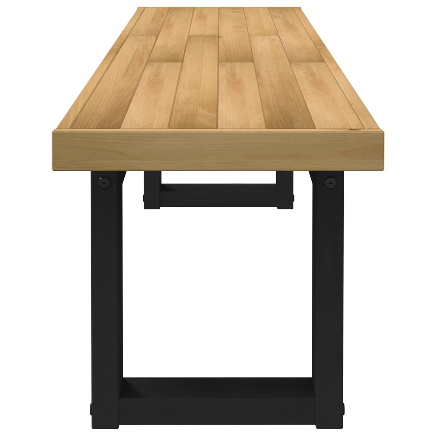 Eetbank NOAIN 160 x 41 x 45 cm Massief grenenhout Naturel is nu te koop bij PeponiXL, paradijselijk wonen!