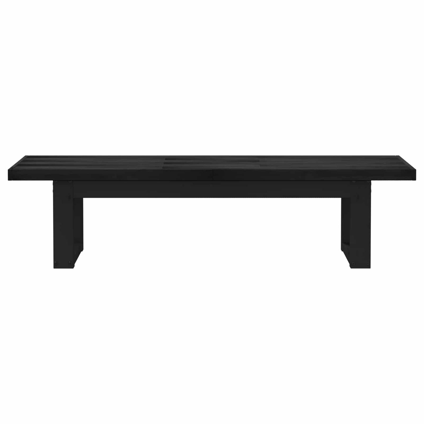 Eetbank NOAIN 160 x 41 x 45 cm Massief grenenhout Zwart is nu te koop bij PeponiXL, paradijselijk wonen!