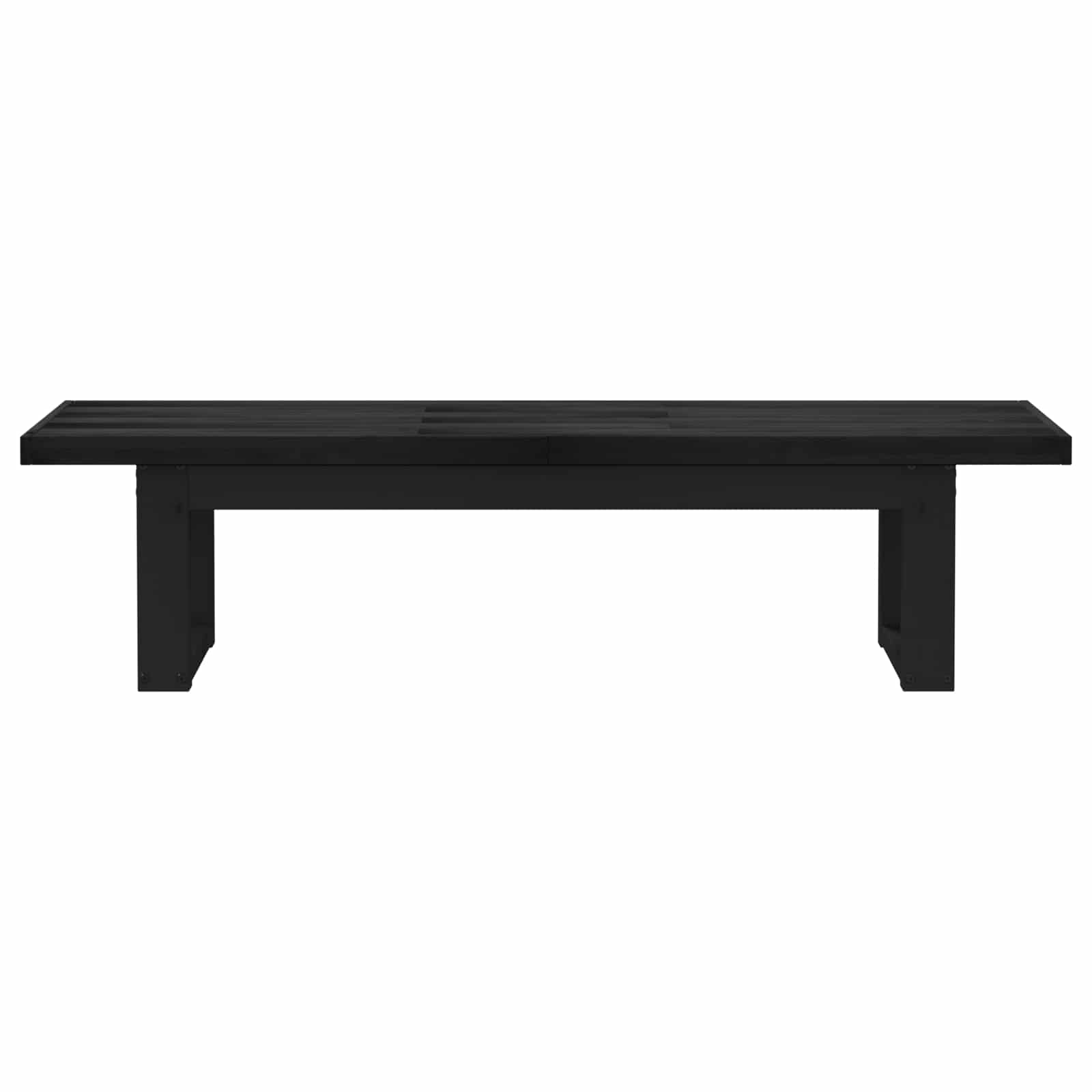 Eetbank NOAIN 160 x 41 x 45 cm Massief grenenhout Zwart is nu te koop bij PeponiXL, paradijselijk wonen!