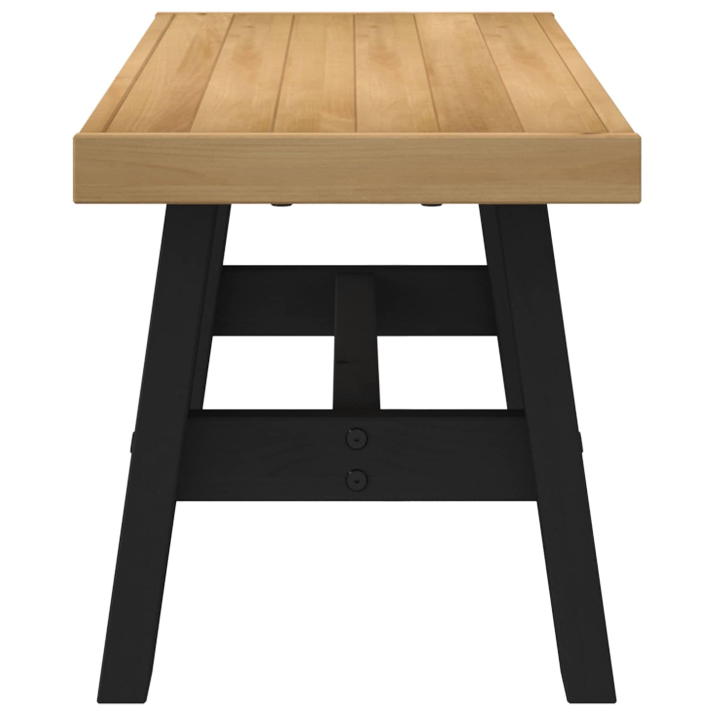 Eetbank NOAIN 120 x 41 x 45 cm Massief grenenhout Naturel is nu te koop bij PeponiXL, paradijselijk wonen!