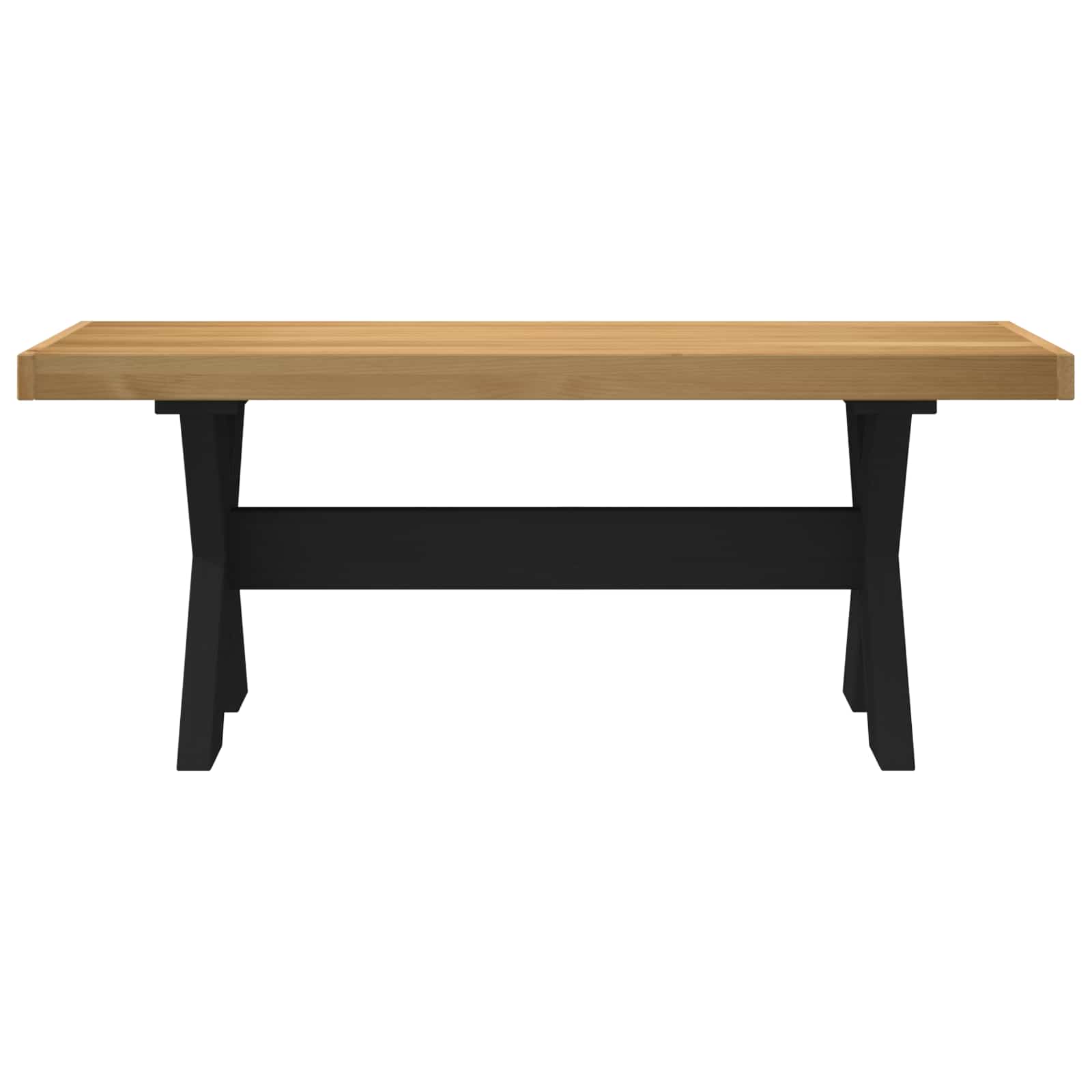 Eetbank NOAIN 120 x 41 x 45 cm Massief grenenhout Naturel is nu te koop bij PeponiXL, paradijselijk wonen!