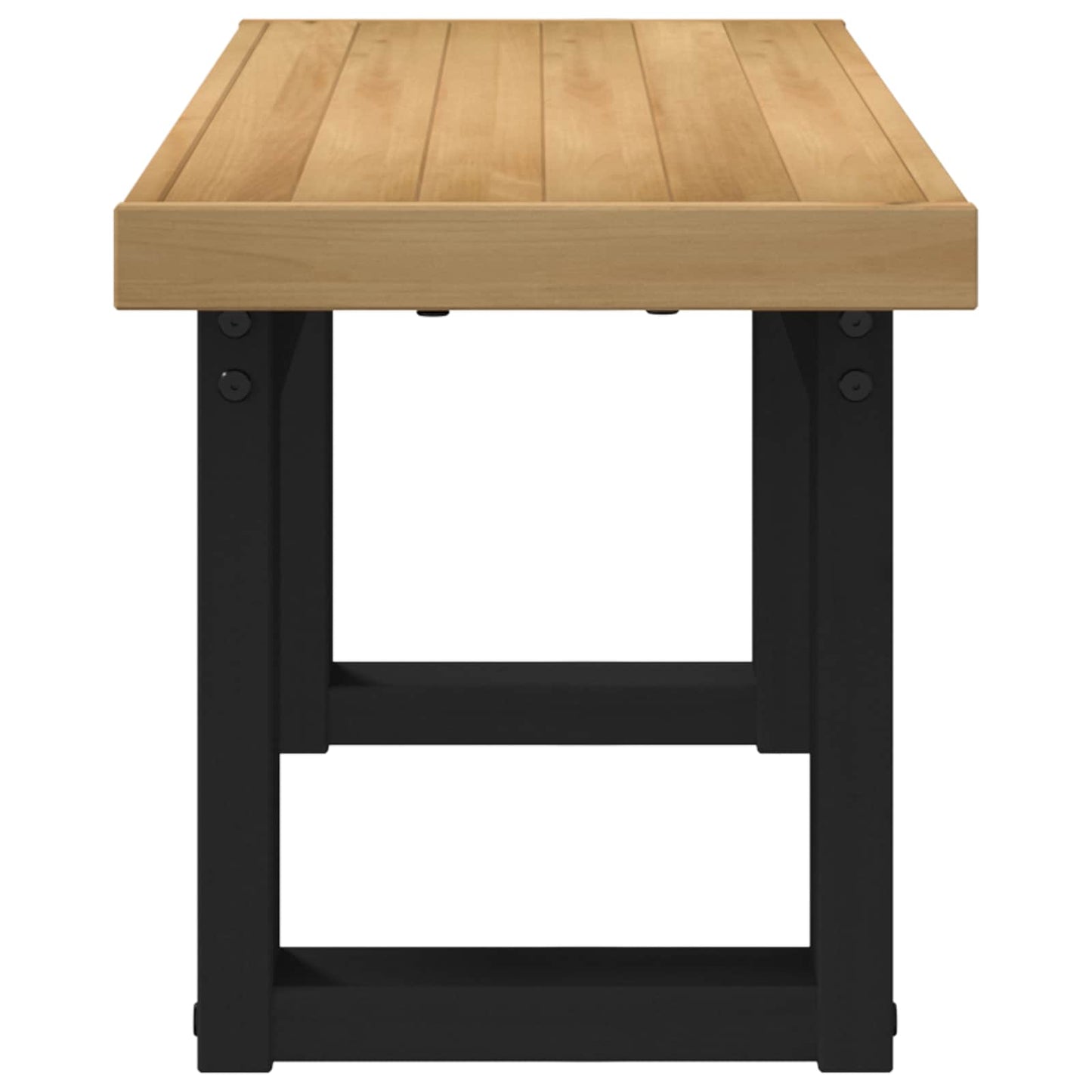 Eetbank NOAIN 120 x 41 x 45 cm Massief grenenhout Naturel is nu te koop bij PeponiXL, paradijselijk wonen!